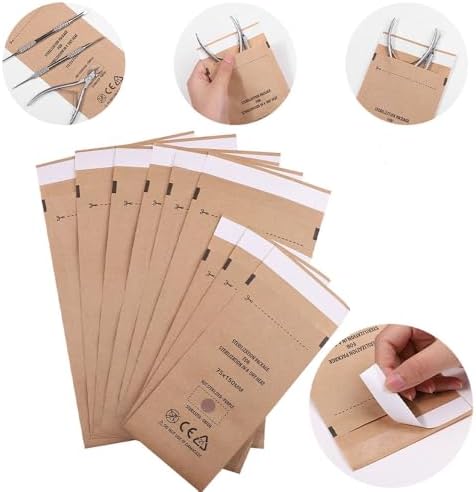 GoLashFun pouches containing various nail salon metal tools