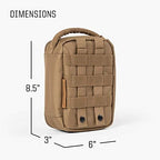 Tactical Baby Gear tactical insulated pouch open showing thermal interior