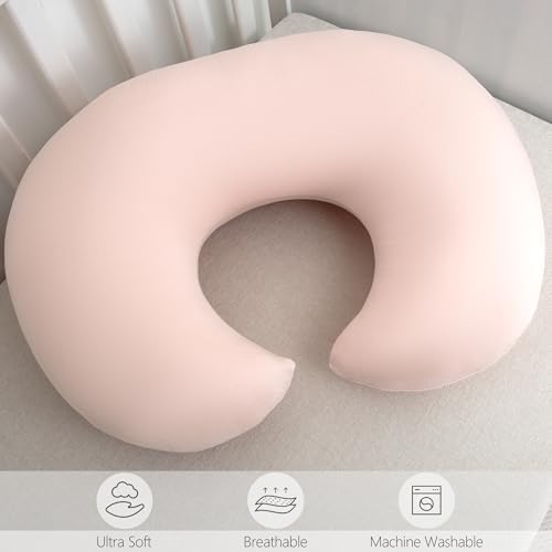 Two pack nursing pillow covers folded for nursery storage