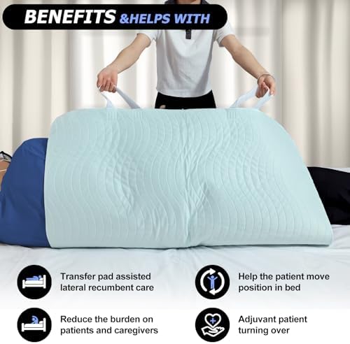 Reinforced handle detail on reusable incontinence bed pad