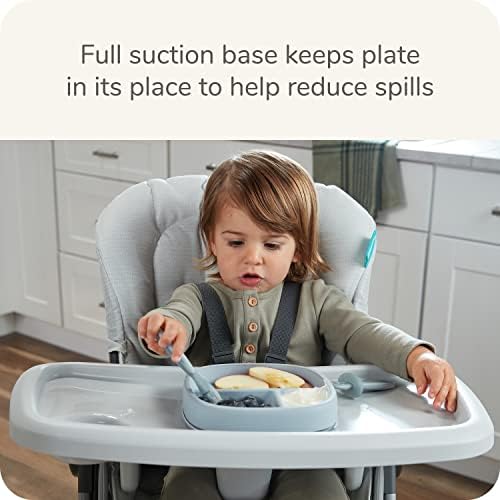 NUK baby plate with strong suction base for high chairs