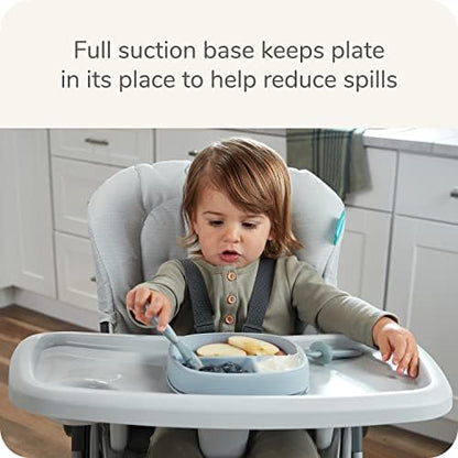 NUK baby plate with strong suction base for high chairs