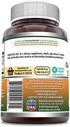 Amazing Nutrition 300 tablets bottle nutritional facts label view