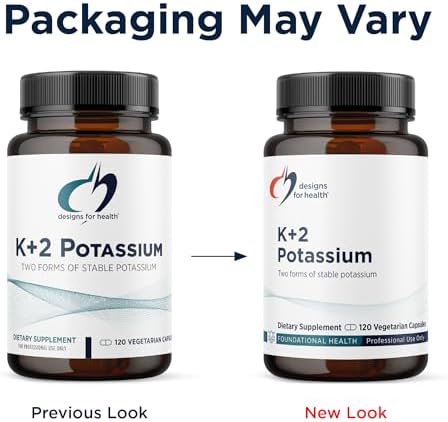 Capsule size and texture of Designs for Health K+2 Potassium