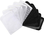 DEPEPE black and white mesh filter bags with plastic zippers