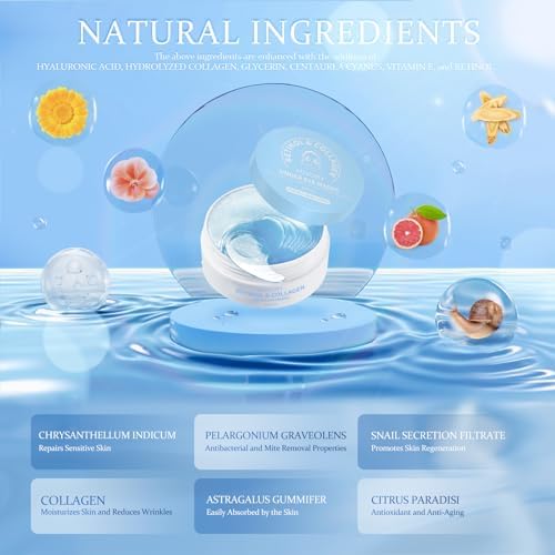 YOYORY hydrogel eye patches texture and serum closeup