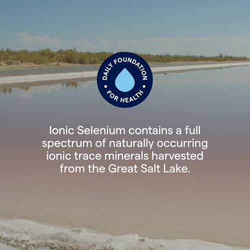Trace Minerals Ionic Selenium dropper bottle showcasing the unflavored high absorption liquid format
