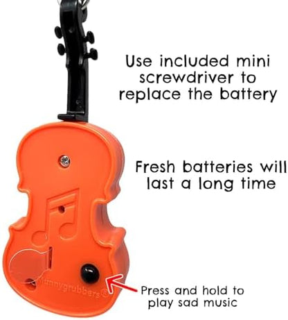 MunnyGrubbers gag gift packaging displaying the included mini screwdriver and replacement battery accessories.
