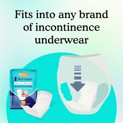 Because adult diaper doubler flow through insert showing soft texture