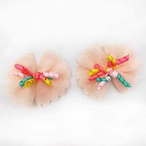 Top knot hairstyle for pets using Sufermoe ribbon bows