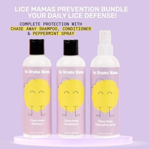 Lice Mamas natural shampoo bottle for lice prevention