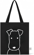 Park Life Designs Charlie Cotton Tote Bag front view