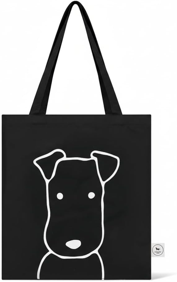 Park Life Designs Charlie Cotton Tote Bag front view