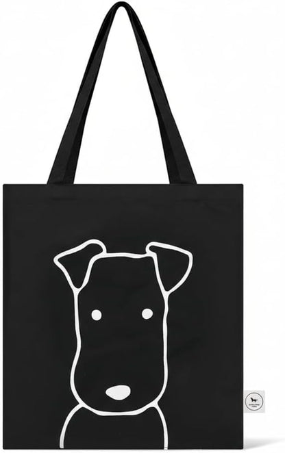 Park Life Designs Charlie Cotton Tote Bag front view