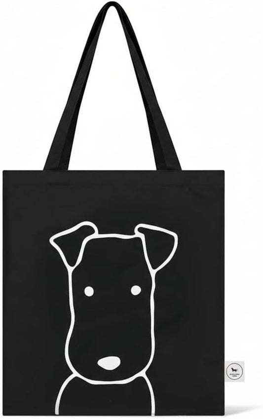 Park Life Designs Charlie Cotton Tote Bag front view