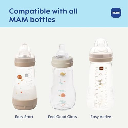 Different flow sizes included in the mixed pack for growing newborn feeding stages