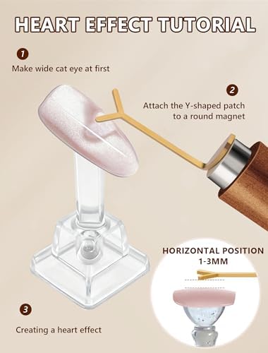 Rabbit shaped magnet attachment for nail art