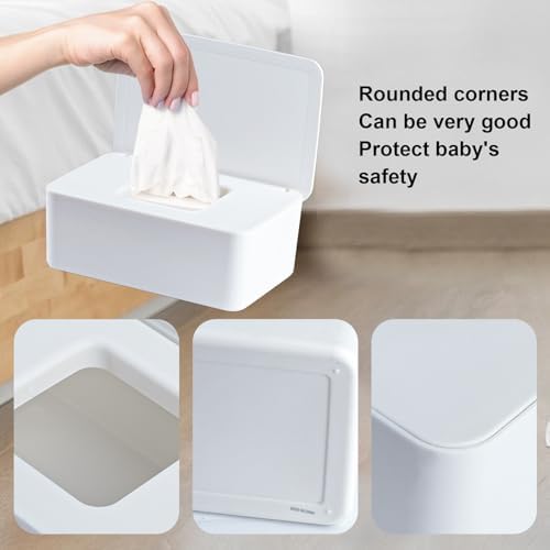Modern black tissue storage box for bathroom or car