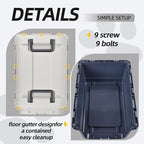 Elevon airline approved carrier internal view highlighting stay dry floor moat