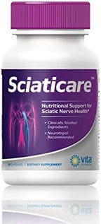 Vita Sciences Sciaticare dietary supplement bottle side view
