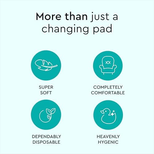 Lillydoo sensitive skin baby changing pad close up