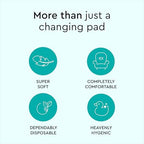 Lillydoo sensitive skin baby changing pad close up