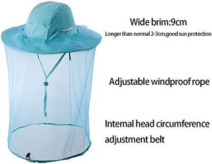 Close up of HunterBee insect repellent face screen mesh