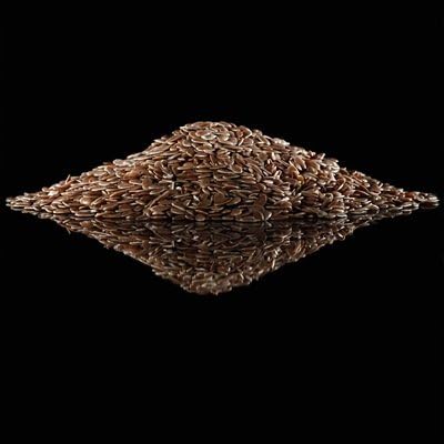 Shafer Seed All Natural Flax Seed 50 Pound Bulk Bag front view showing premium brown linseeds.