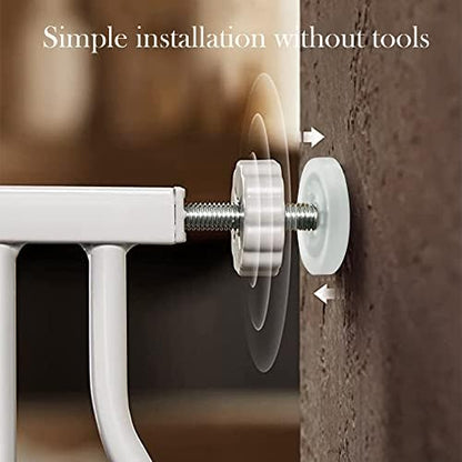 Vmaisi replacement gate hardware kit showing four extra long twelve centimeter spindle rods.