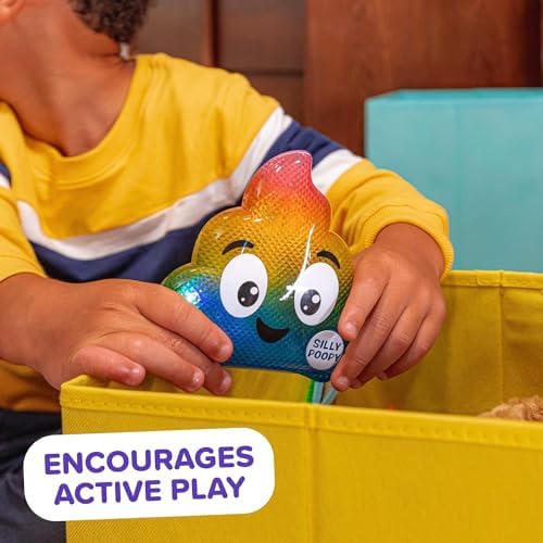 Silly Poopy flatulent sound clue game for toddlers out of the box
