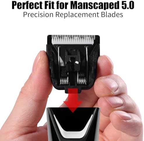 Close up of ceramic trimmer blade head with metal guard