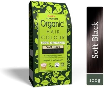 Radico organic herbal hair dye powder packaging
