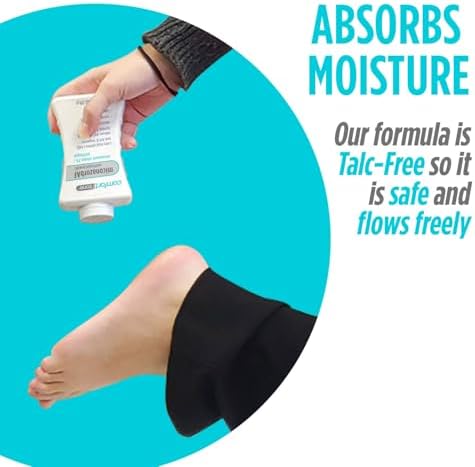 Three pack of Comfort Zone Miconazorb medicated body powder for jock itch treatment