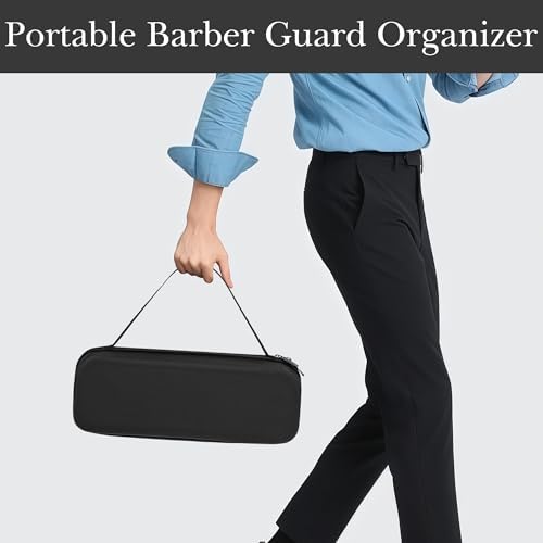 Linkidea universal clipper blade organizer holding different sizes of professional detachable metal guards.