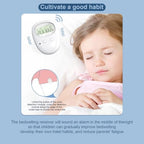 Vessena bedwetting alarm system with vibration and sound alert settings