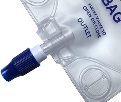 Lifevv 3 pack urinary drainage bags for incontinence care