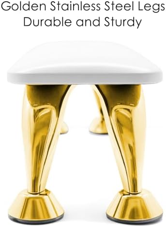 Nail arm rest showing height clearance for nail lamp