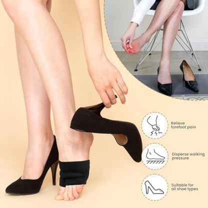 Close up of the gel cushion inside the Zixsavk foot support sleeve.