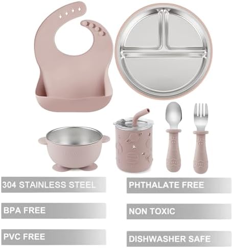 PandaEar stainless steel sippy cup with straw and silicone sleeve