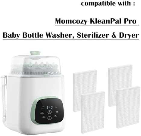 Four pack of Pureburg air filters for baby bottle washers