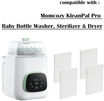 Four pack of Pureburg air filters for baby bottle washers