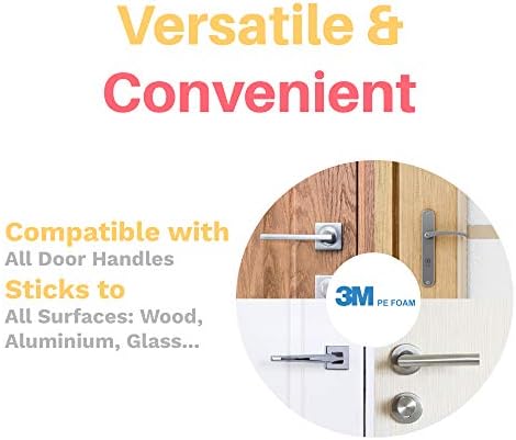 Inaya baby proofing door lock with 3M adhesive backing
