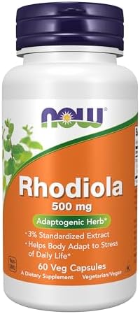 Now Foods Rhodiola, 500 Mg, 60 Vcaps - Image 2