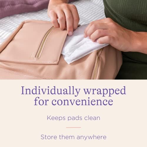 Individually wrapped Lansinoh disposable nursing pads
