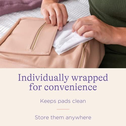 Individually wrapped Lansinoh disposable nursing pads