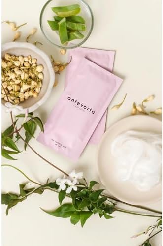 Close up of Antevorta plant based flushable wipe texture for sensitive skin care.