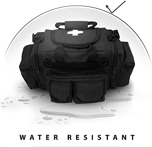 ASA TECHMED emergency responder bag with U-shaped zipper opening for quick access.