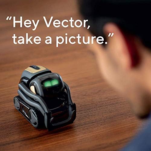 Vector AI companion robot with side profile view