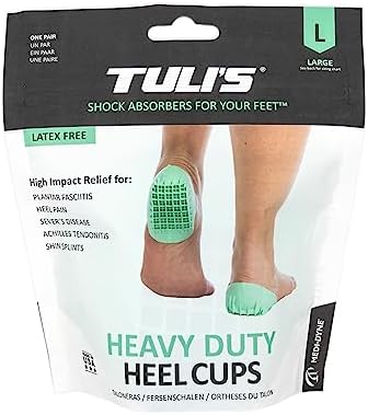 Tuli's brand shock absorbing inserts for plantar fasciitis relief