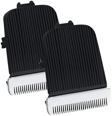 Ceramic replacement blades for electric trimmer showing snap-in mechanism